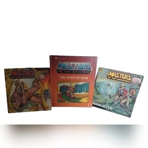 3 Golden Books of Masters of the Universe